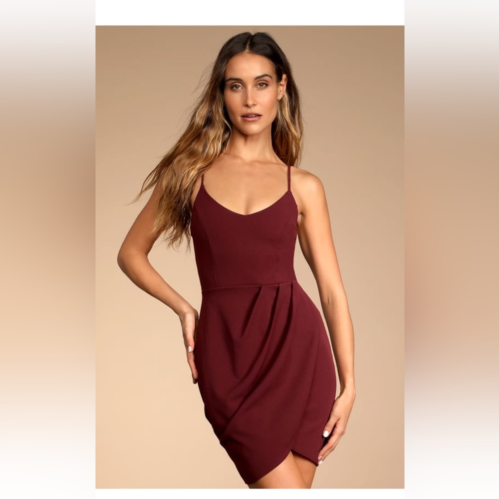 Plum purple dress from lulus